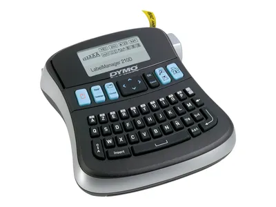 Produktbild von DYMO LabelManager ® ™ 210D - AZY, AZERTY, D1, Wärmeübertragung, 180 x 180 DPI, 12 mm/sek, Schwarz, Silber