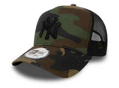 Produktbild von New Era Clean Trucker Cap NY Yankees Camo, Cap:OSFA