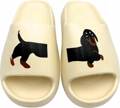 Produktbild von Dackel Flip-Flops Dackel Damen Herren Pool Strand Badelatschen Gr. 36-37
