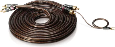 Immagine prodotto di Cavo RCA Sinuslive CX-35 intrecciato, schermato elettricamente e magneticamente, 3,5 m con spina metallica