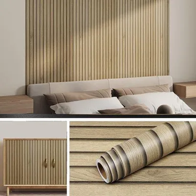 Produktbild von Unyqoos® selbstklebende Holz-Tapete für vielseitige Dekoration im Haus