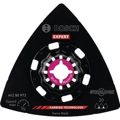 Obrázek produktu pro Bosch 2608900045 Bosch EXPERT Starlock Carbide Schleifplatte AVZ90RT2