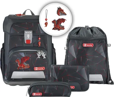 Immagine prodotto di Set di cartelle Step by Step CLOUD "Dragon Drako", 5 pezzi