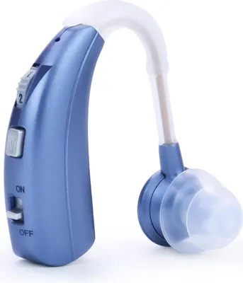 Image de Britzgo VHP-1301 amplificateur auditif pour appareil auditif poignées TPE souples bleu