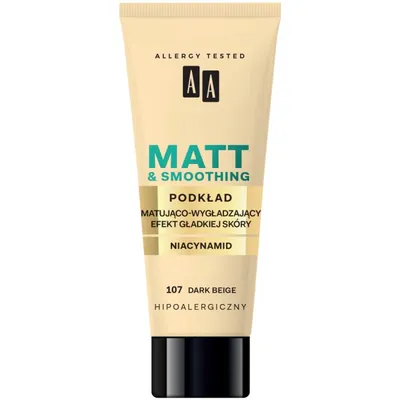 Immagine prodotto di AA Matt & Smooth Podkład do twarzy 107 Dark Beige