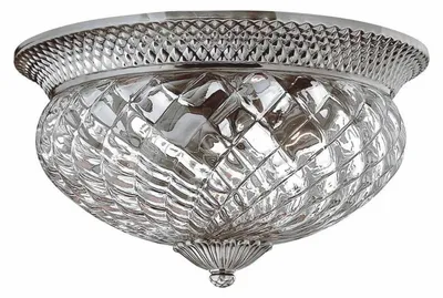 Produktbild von Casa Padrino Barock Kristall Deckenleuchte Antik Silber Ø 40,6 cm