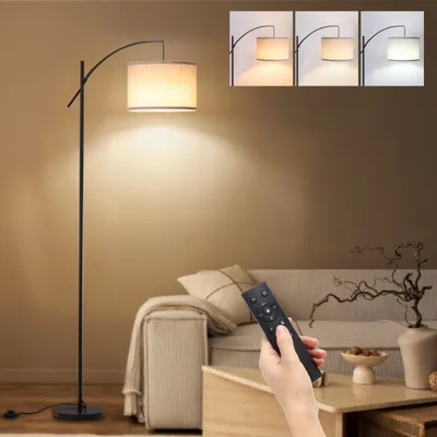 Image de Lampadaire pour salon – 187,5 cm LED dimmable avec télécommande