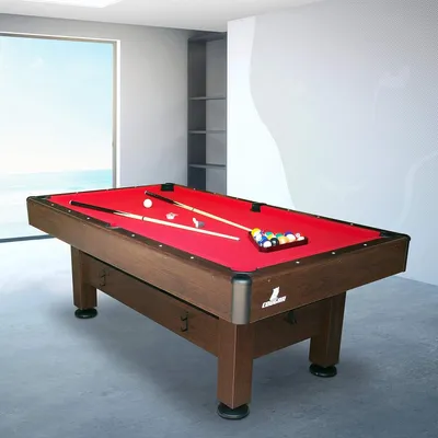 Image de Table de billard - Table de snooker - Table de jeu - Table de loisirs - Hauteur réglable - Accessoires inclus
