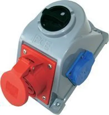 Produktbild von PCE CEE Wandsteckdose 32 A 5polig 400 V PCE 96062552
