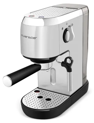 Espressomaschine 1400 W, 19 Bar, 1,4 l, gebürstetes Edelstahl