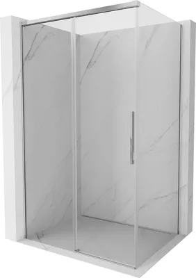 Produktbild von Mexen Rox Duschkabine schuifbar 115 x 100 cm, transparent, Chrom - 8C2-115-100-01-00