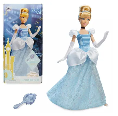 Obrázok produktu pre Oficiálna bábika Disney Cinderella Classic s kefou