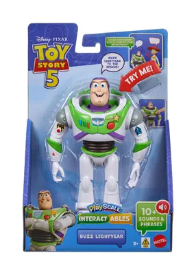 Produktbild von Disney Pixar Disney und Pixar Toy Story 5 Interactables-Figuren, ca. 18 cm, Zitate aus dem Film und interaktive Gespräche, 3 Jahr(e), Mehrfarbig, Kunststoff, Metall