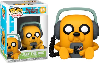 Zdjęcie produktu dla Funko Pop! Adventure Time - Figurki Jake z Gitarą - Winylowa Figurka Premium