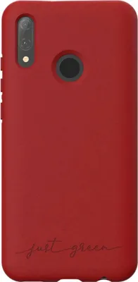 Produktbild von JUST GREEN, Schutzhülle für Huawei P Smart 2019 Natura Recycelbar, Rot