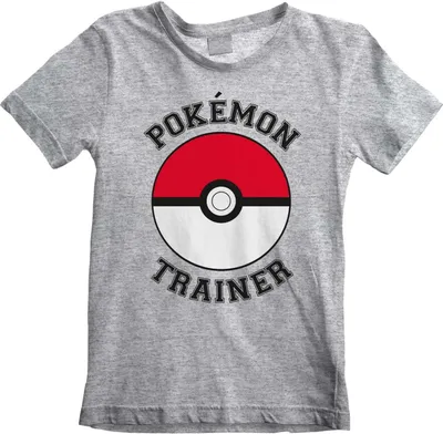 Immagine prodotto di Pokemon - Allenatore - Maglietta grigio Heather - Taglia 104