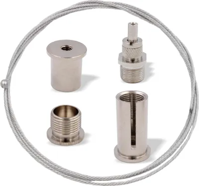 Produktbild von Universalabhängeset für höhere Lasten - Drahtseil Ø 1,8 mm | Länge 3000 mm