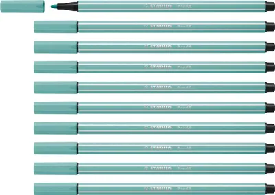 Image de Feutre STABILO Premium - Pen 68 - Lot de 10 - eucalyptus