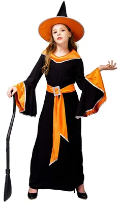 Productafbeelding van Halloween Heks Kostuum voor Meisjes