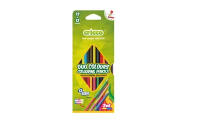 Produktbild von CRICCO doppelseitige Buntstifte 12/24 Farben
