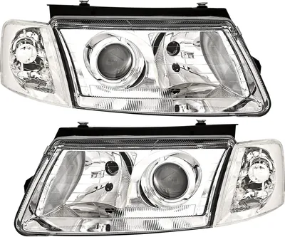 Produktbild von Scheinwerfer Set LINKS + RECHTS + Klarglas Frontblinker für VW Passat 3B B5 ab