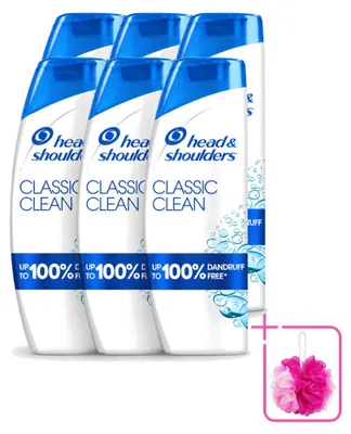 Zdjęcie produktu dla 6 sztuk szamponu Head & Shoulders Classic Clean - 400 ml - zestaw ekonomiczny