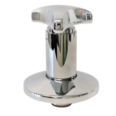 Produktbild von GROHE 11504000 Oberteil 11504 für UP-Ventile Trecorn Griff Markierung blau 3/4" chrom