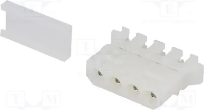 Zdjęcie produktu dla 2 sztuki złączki dla przewodów, gniazdo, 4 piny, do przewodów, 6A, C5080HI-04P-18, C5080HI