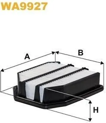 Produktbild von Luftfilter WIX FILTERS WA9927 für HONDA HR-V (RU) Filtereinsatz