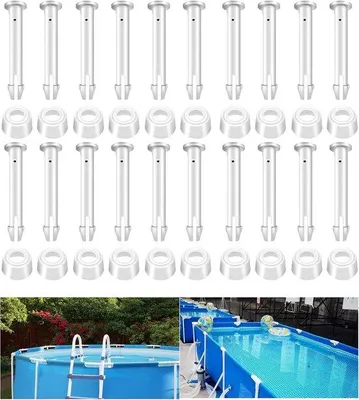 Produktbild von Famanu Poolstifte Set 20 Stück, 6 cm - Zubehör für Rahmenpools