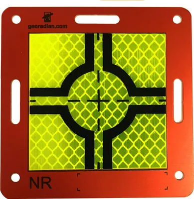 Produktbild von 5 St. Vermessungsplaketten für total stations, mess punkt, monitoring, Überwachung, Inspektion, reflexzielmarken