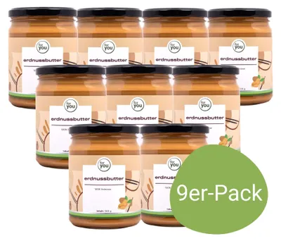 Produktbild von for you Erdnussbutter Neunerpack