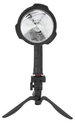 Produktbild von Handliche LED-Arbeitsleuchte mit klappbarem Stativ, Notfall-Taschenlampe, USB-Aufladung