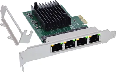 Produktbild von InLine 51127B, PCI Express, Taiwan, Realtek RTL8111F, 0 - 55 °C, -40 - 70 °C, 0 - 90%