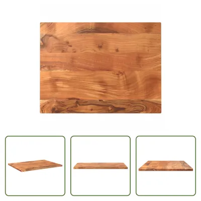 Produktbild von The Living Store Tischplatte 80x50x2,5 cm Rechteckig Massivholz Akazie