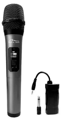 Immagine prodotto di Media-Tech Microfono senza fili per altoparlanti Karaoke MIC HERO Wireless MT398. - Mikrofon