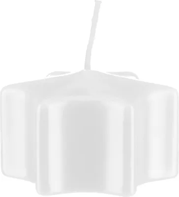 Produktbild von Sternkerzen Schwimmkerzen Weiß 35 x Ø 60 mm, 16 Stück