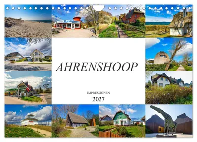 Produktbild von Ahrenshoop Impressionen (Wandkalender 2027 DIN A4 quer), CALVENDO Monatskalender