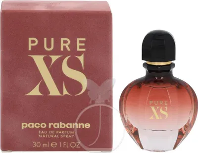 Produktbild von Rabanne Pure XS For Her, Frauen, 30 ml, Nicht nachfüllbare Flasche, Spray, ALCOHOL DENAT., PARFUM (FRAGRANCE), AQUA (WATER), LINALOOL, BENZYL SALICYLATE, ETHYLHEXYL..., 1 Stück(e)