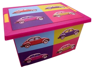 Image de Coffre de rangement voiture Coffre à jouets Coffre de rangement à usage général Coffre de stockage