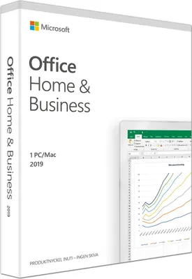 Produktbild von MS Office Home and Business 2019 EuroZone Medialess P6 Schwedische Version