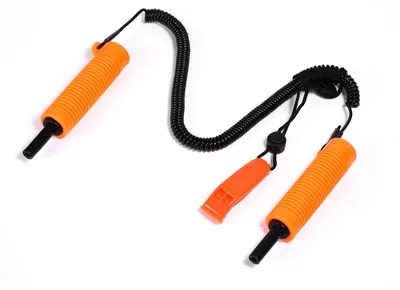 Productafbeelding van Solidchoice - Set van 2 Veiligheidsijzeren voor IJsvisserij met Fluitje