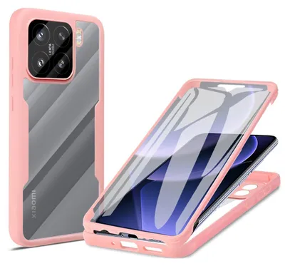 Produktbild von Techsuit ColorVerse 360 Series Hülle + Displayschutz für Xiaomi 15 – rosa (Pink)