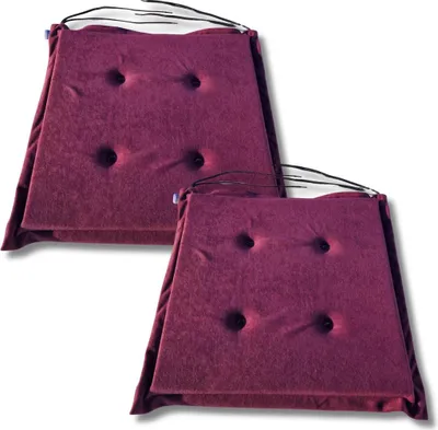 Image de Coussins chaise 40x40x3 cm assise confortable moelleux maison 1224