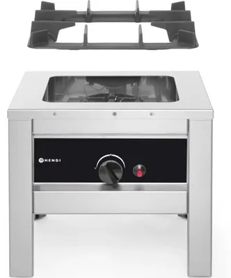 Imagen del producto de Mesa de cocina con una hornilla: cocina de gas compacta para uso doméstico y para eventos