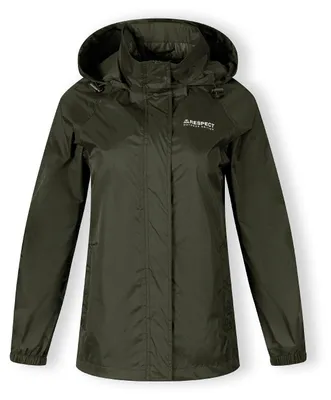 Image de Veste de pluie Minoti avec capuche, couleur olive, taille 46, pour femmes