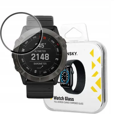 Obrázek produktu pro Ochranné tvrzené sklo Hybrid Wozinsky pro Garmin Fenix 6X, černé