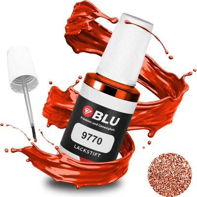 Produktbild von BLU Auto Lackstift Orange kompatibel für Skoda 9770 Cayenne Orange | Auto Lack Reparatur Ausbesserungslack