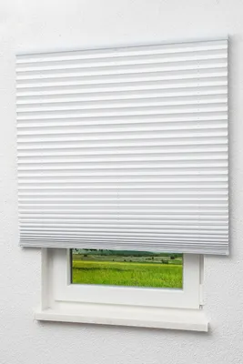 Produktbild von Lysel Outlet - Plissee Thermo freihängend Reinweiß - Plissee in der Größe (Bx H) 140cm * 160cm