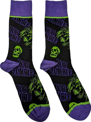 Produktbild von ROB ZOMBIE Socken - Orange Skull